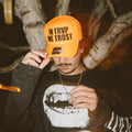 All The Reason: Orange "IN TRVP WE TRUST" Hat